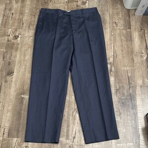 Canali 1934 Blue Classic Fit Dress Pants